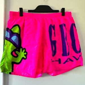 Men’s Gecko Volley Shorts, XL, Pink